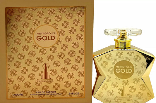 METROPOLIS GOLD EAU DE PARFUM SPRAY UNISEX. 100 ml