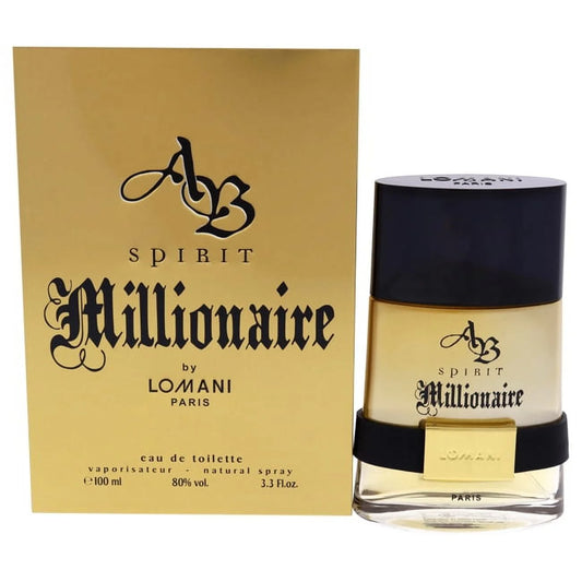 Spirit Millionaire by lomani Eau de Toilette. Cologne for Men.  100 ml